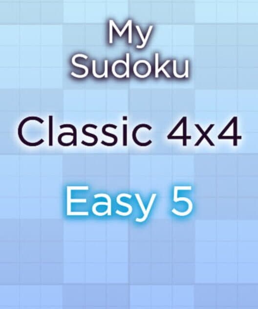 Обложка My Sudoku: Classic 4x4 Easy 5