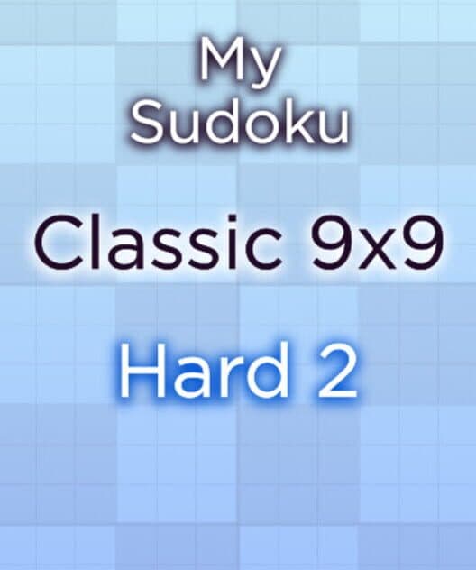 Обложка My Sudoku: Classic 9x9 Hard 2