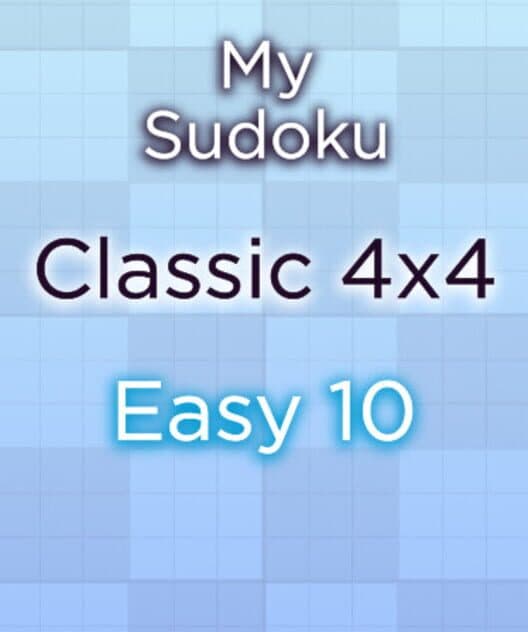 Обложка My Sudoku: Classic 4x4 Easy 10