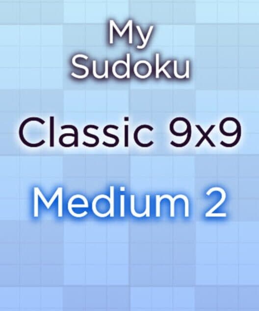 Обложка My Sudoku: Classic 9x9 Medium 2