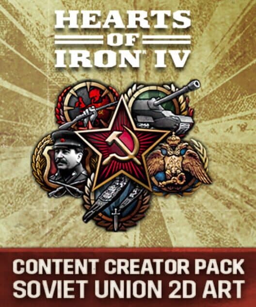 Обложка Hearts of Iron IV: Content Creator Pack - Soviet Union 2D Art