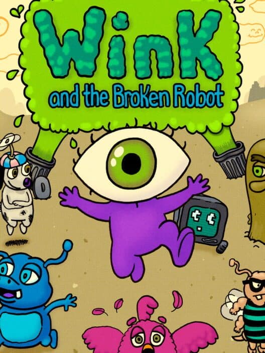 Обложка Wink and the Broken Robot