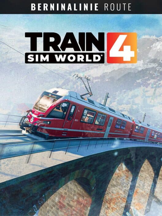 Обложка Train Sim World 4: Berninalinie - Tirano: Ospizio Bernina Route