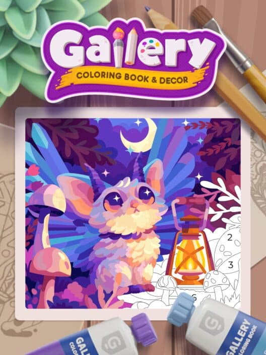Обложка Gallery: Coloring book & decor