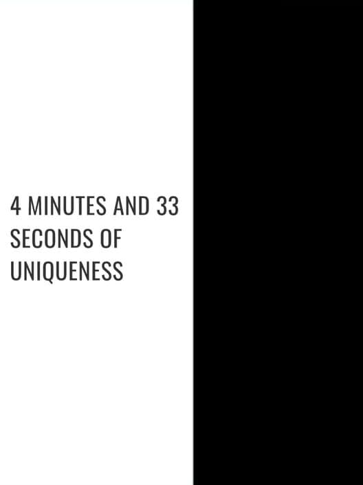 Обложка 4 Minutes and 33 Seconds of Uniqueness