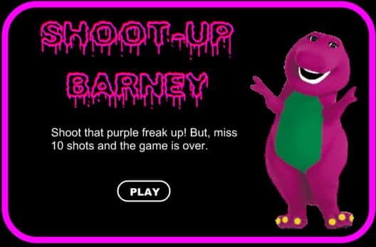 Обложка Shoot-Up Barney