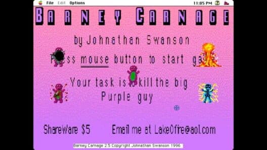 Обложка Barney Carnage