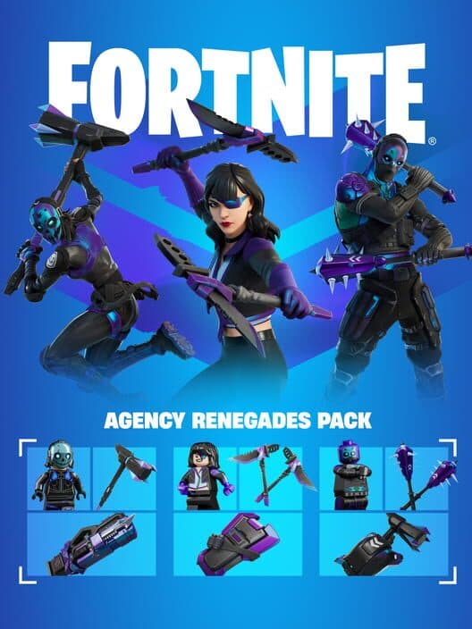 Обложка Fortnite: Agency Renegades Pack