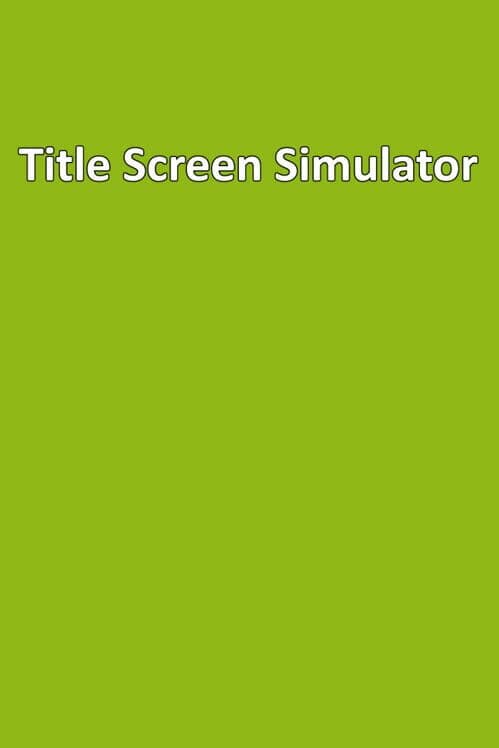 Обложка Title Screen Simulator