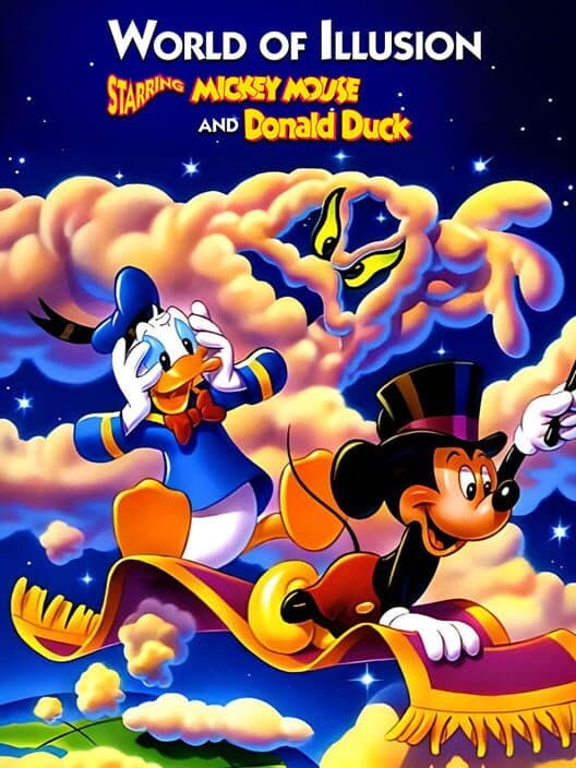 Обложка World of Illusion Starring Mickey Mouse and Donald Duck