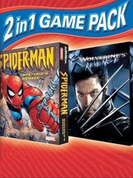 Обложка 2 in 1 Game Pack I Spider-Man: Mysterio's Menace + X2: Wolverine's Revenge