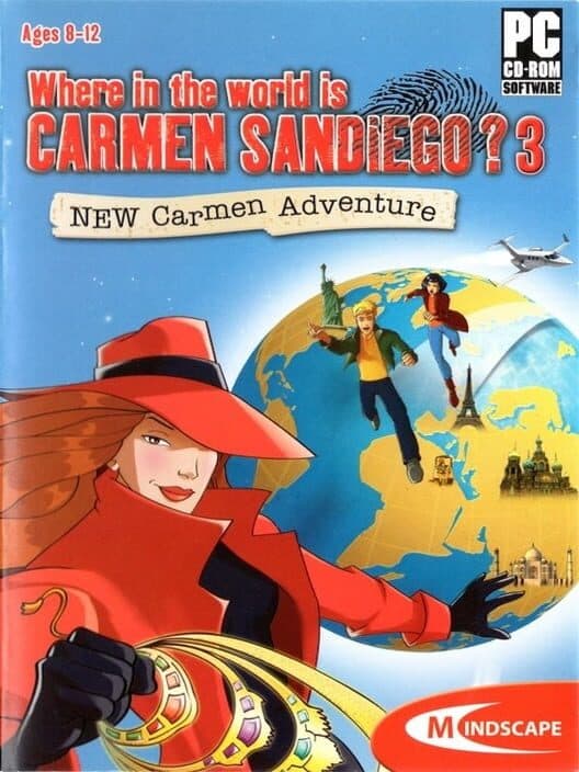 Обложка Where in the World is Carmen Sandiego? 3: New Carmen Adventure