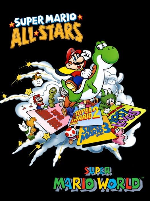 Обложка Super Mario All-Stars + Super Mario World