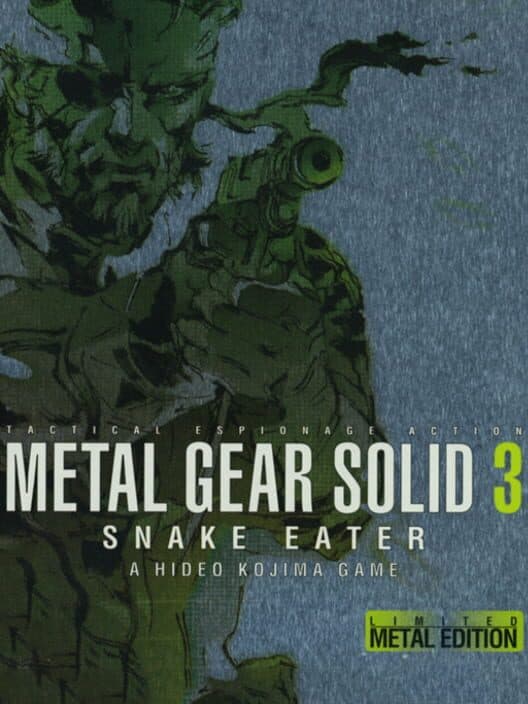 Обложка Metal Gear Solid 3: Snake Eater - Limited Metal Edition
