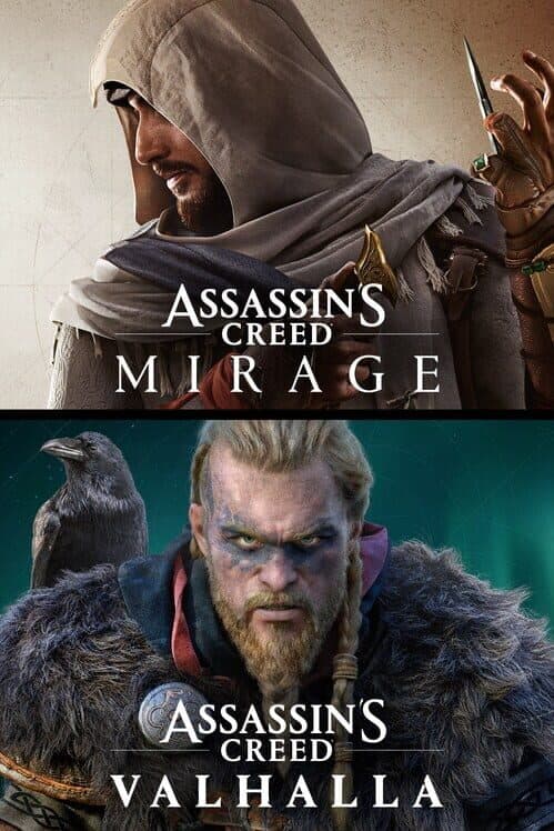 Обложка Assassin's Creed Mirage & Assassin's Creed Valhalla Bundle