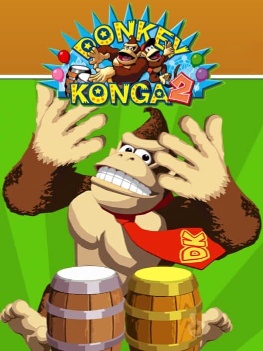Обложка Donkey Konga 2