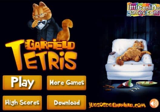 Обложка Garfield Tetris