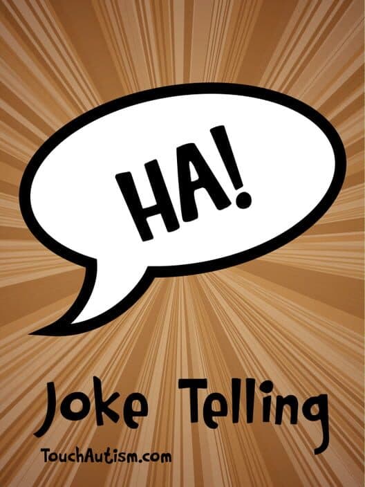 Обложка Joke Telling Social Story and Speech Tool on How to Tell Jokes for Preschool, Aspergers, Autism & Down Syndrome