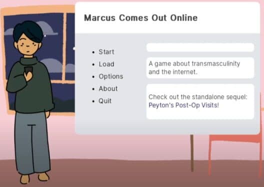 Обложка Marcus Comes Out Online