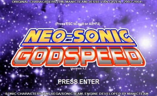 Обложка Neo-Sonic: Godspeed