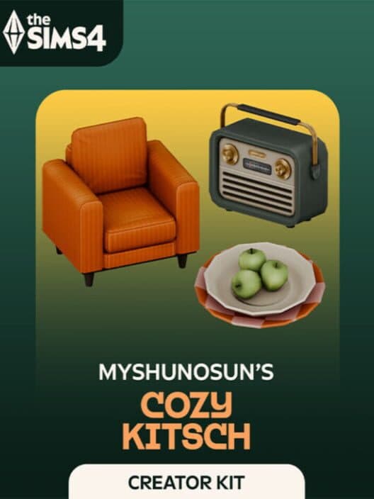 Обложка The Sims 4: Cozy Kitsch Kit