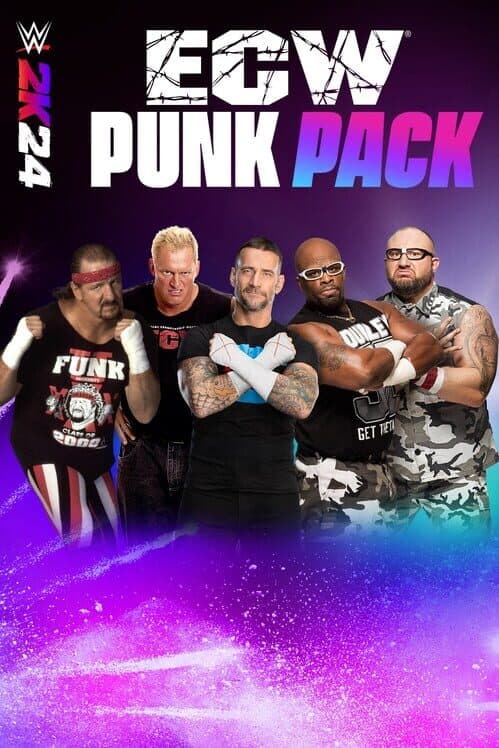 Обложка WWE 2K24: ECW Punk Pack
