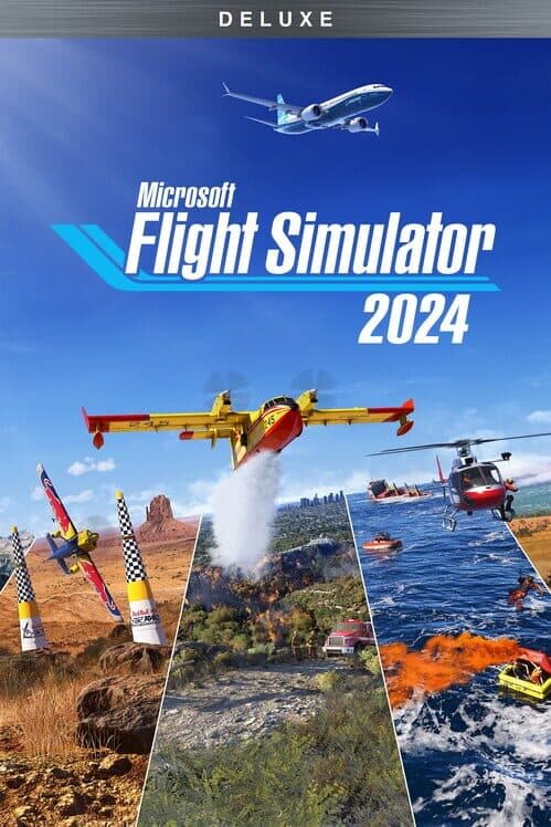 Обложка Microsoft Flight Simulator 2024: Deluxe Edition