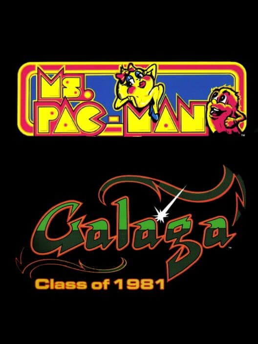 Обложка Ms. Pac-Man/Galaga: Class of 1981