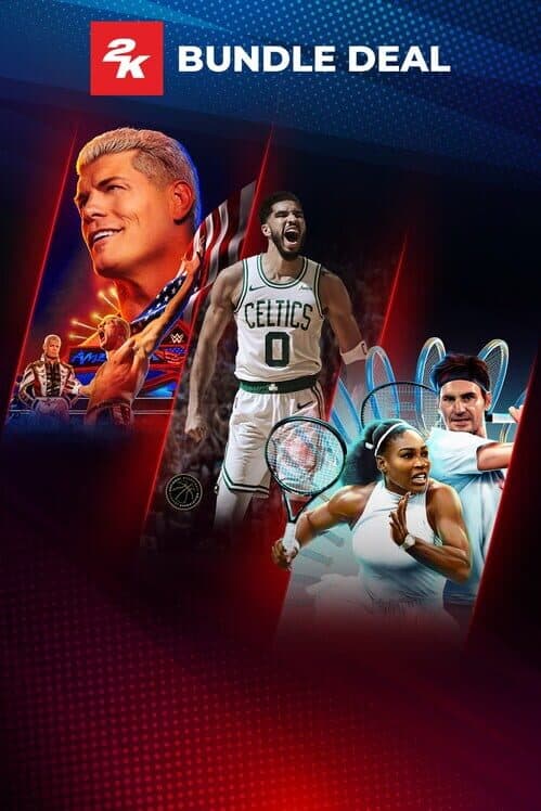 Обложка NBA 2K25 x WWE 2K24 x TopSpin 2K25 Bundle