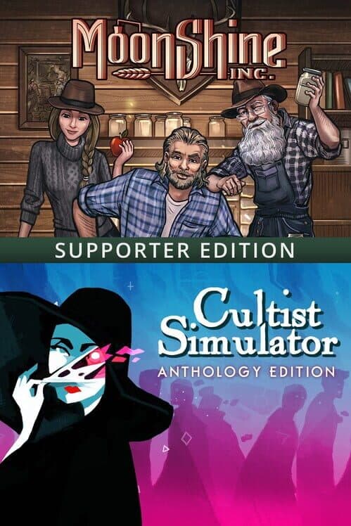 Обложка Elixirs and Enigmas Bundle: Moonshine Inc. Supporter Edition + Cultist Simulator: Anthology
