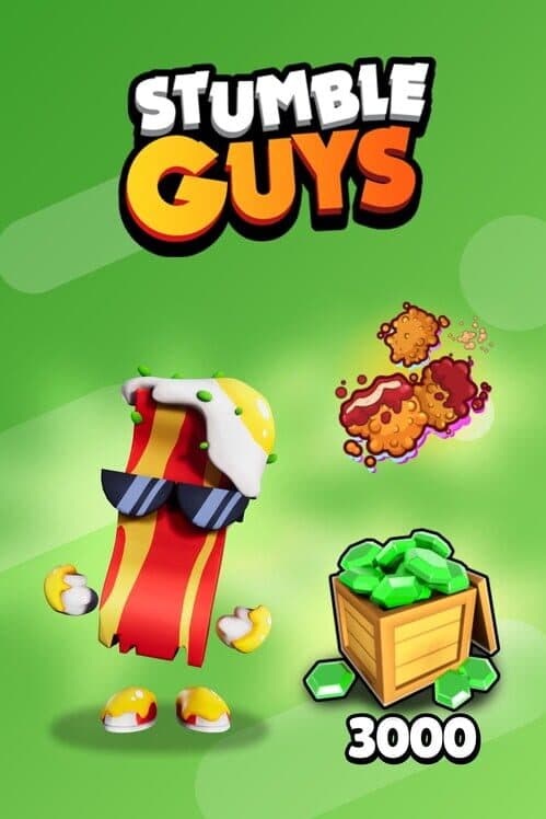 Обложка Stumble Guys: Bacon