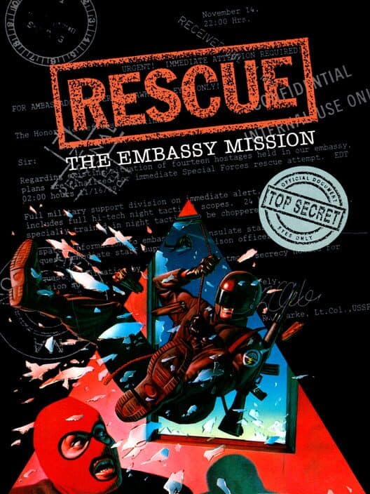 Обложка Rescue: The Embassy Mission
