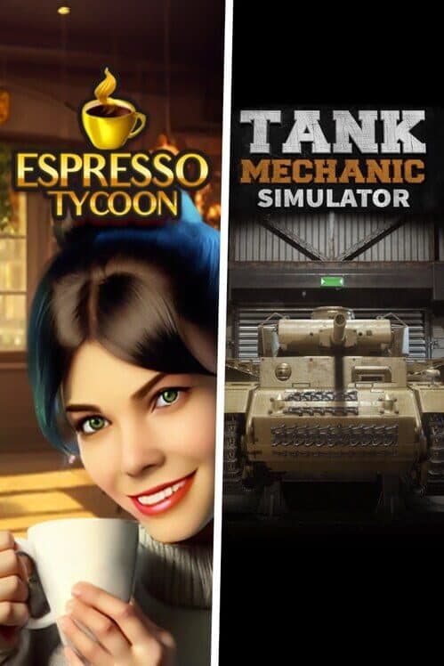 Обложка Espresso Tycoon & Tank Mechanic Simulator