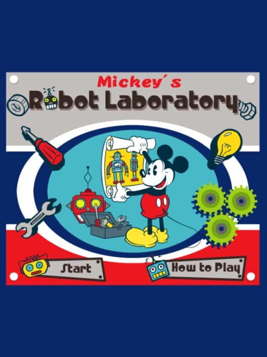 Обложка Mickey's Robot Laboratory
