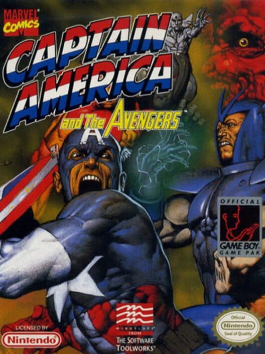 Обложка Captain America and the Avengers