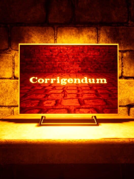 Обложка Corrigendum