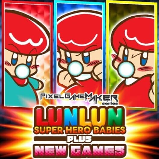Обложка Pixel Game Maker Series: Lunlun Super Hero Babies Plus NewGames
