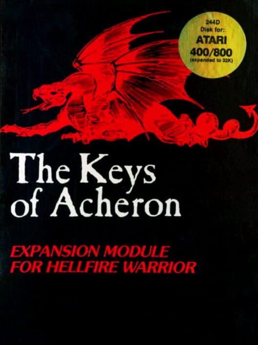 Обложка Dunjonquest: Hellfire Warrior - The Keys to Acheron