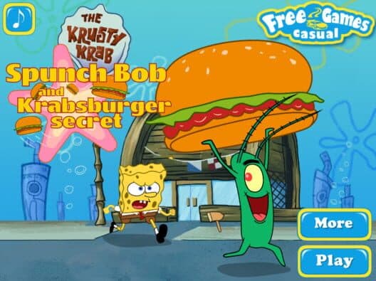 Обложка Spunch Bob and Krabsburger Secret