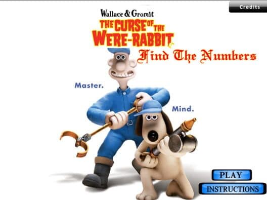 Обложка Wallace and Gromit: Find the Numbers