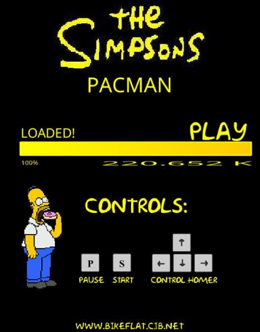 Обложка The Simpsons Pacman