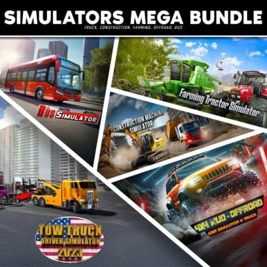 Обложка Simulators Mega Bundle: Truck, Construction, Farming, Offroad, Bus