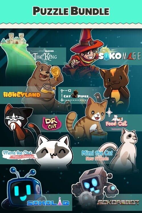 Обложка Storyblocks + Cat Games + Soko Games