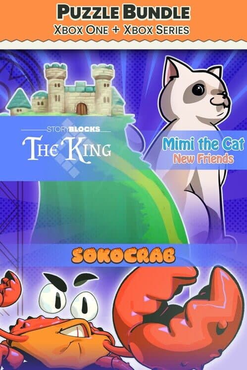 Обложка Puzzle Bundle Xbox: Mimi New Friend, Sokocrab and StoryBlocks