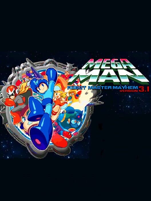 Обложка Mega Man: Robot Master Mayhem