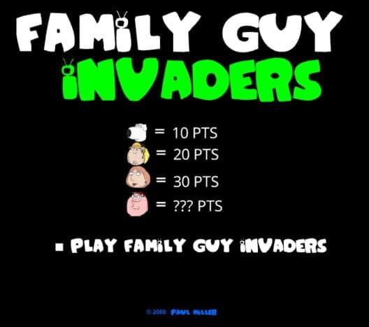 Обложка Family Guy Invaders