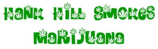 Обложка Hank Hill Smokes Marijuana
