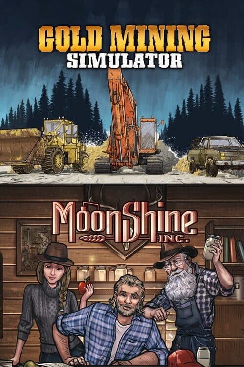 Обложка Gold & Spirits Bundle: Gold Mining Simulator & Moonshine Inc.