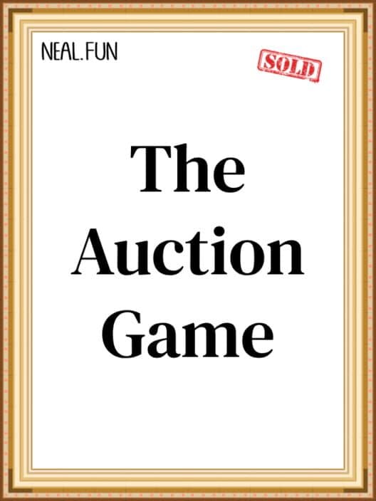 Обложка The Auction Game