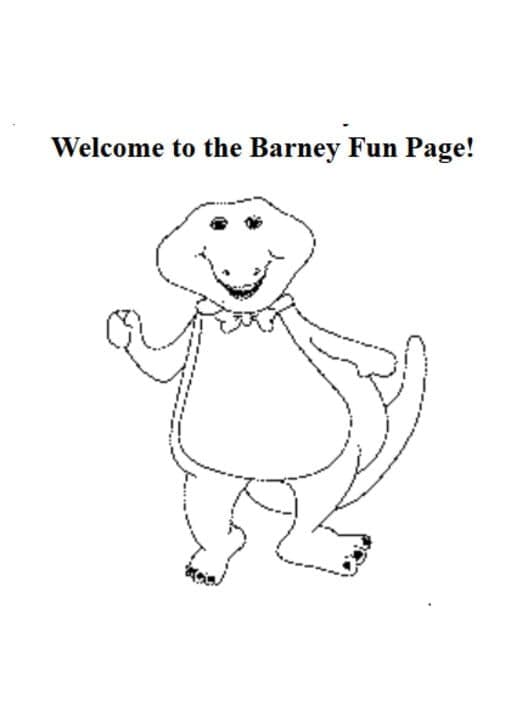 Обложка The Barney Fun Page!